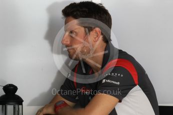 World © Octane Photographic Ltd. Formula 1 - Abu Dhabi Grand Prix - Thursday Setup. Romain Grosjean - Haas F1 Team VF-17. Yas Marina Circuit, Abu Dhabi. Thursday 23rd November 2017. Digital Ref: 1996CB1L5006