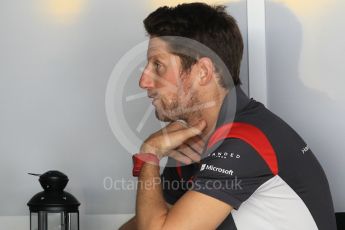 World © Octane Photographic Ltd. Formula 1 - Abu Dhabi Grand Prix - Thursday Setup. Romain Grosjean - Haas F1 Team VF-17. Yas Marina Circuit, Abu Dhabi. Thursday 23rd November 2017. Digital Ref: 1996CB1L5014