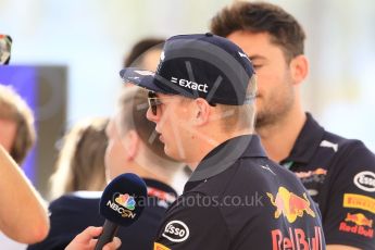 World © Octane Photographic Ltd. Formula 1 - Abu Dhabi Grand Prix - Thursday Setup. Max Verstappen - Red Bull Racing RB13. Yas Marina Circuit, Abu Dhabi. Thursday 23rd November 2017. Digital Ref: 1996CB1L5316