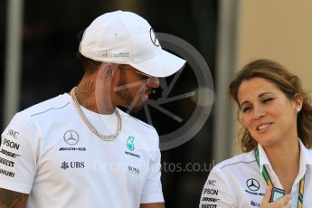 World © Octane Photographic Ltd. Formula 1 - Abu Dhabi Grand Prix - Thursday Setup. Lewis Hamilton - Mercedes AMG Petronas F1 W08 EQ Energy+. Yas Marina Circuit, Abu Dhabi. Thursday 23rd November 2017. Digital Ref: 1996CB1L5323