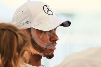 World © Octane Photographic Ltd. Formula 1 - Abu Dhabi Grand Prix - Thursday Setup. Lewis Hamilton - Mercedes AMG Petronas F1 W08 EQ Energy+. Yas Marina Circuit, Abu Dhabi. Thursday 23rd November 2017. Digital Ref: 1996CB1L5423