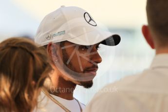 World © Octane Photographic Ltd. Formula 1 - Abu Dhabi Grand Prix - Thursday Setup. Lewis Hamilton - Mercedes AMG Petronas F1 W08 EQ Energy+. Yas Marina Circuit, Abu Dhabi. Thursday 23rd November 2017. Digital Ref: 1996CB1L5433
