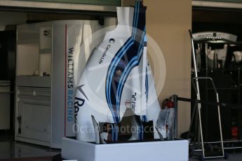 World © Octane Photographic Ltd. Formula 1 - Abu Dhabi Grand Prix - Thursday Setup. Williams Martini Racing FW40. Yas Marina Circuit, Abu Dhabi. Thursday 23rd November 2017. Digital Ref:1996CB5D9000