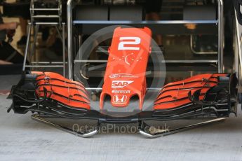 World © Octane Photographic Ltd. Formula 1 - Abu Dhabi Grand Prix - Thursday Setup. Stoffel Vandoorne - McLaren Honda MCL32. Yas Marina Circuit, Abu Dhabi. Thursday 23rd November 2017. Digital Ref:1996CB5D9007