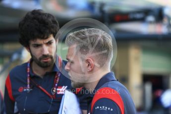 World © Octane Photographic Ltd. Formula 1 - Abu Dhabi Grand Prix - Thursday Setup. Kevin Magnussen - Haas F1 Team VF-17. Yas Marina Circuit, Abu Dhabi. Thursday 23rd November 2017. Digital Ref:1996CB5D9029