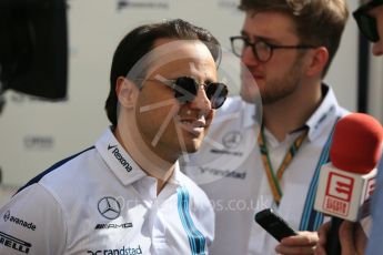 World © Octane Photographic Ltd. Formula 1 - Abu Dhabi Grand Prix - Thursday Setup. Felipe Massa - Williams Martini Racing FW40. Yas Marina Circuit, Abu Dhabi. Thursday 23rd November 2017. Digital Ref: 1996CB5D9180