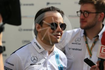 World © Octane Photographic Ltd. Formula 1 - Abu Dhabi Grand Prix - Thursday Setup. Felipe Massa - Williams Martini Racing FW40. Yas Marina Circuit, Abu Dhabi. Thursday 23rd November 2017. Digital Ref: 1996CB5D9186