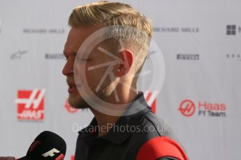World © Octane Photographic Ltd. Formula 1 - Abu Dhabi Grand Prix - Thursday Setup. Kevin Magnussen - Haas F1 Team VF-17. Yas Marina Circuit, Abu Dhabi. Thursday 23rd November 2017. Digital Ref: 1996CB5D9243