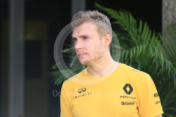 World © Octane Photographic Ltd. Formula 1 - Abu Dhabi Grand Prix - Thursday Setup. Sergey Sirotkin - Renault Sport F1 Team Third & Reserve Driver. Yas Marina Circuit, Abu Dhabi. Thursday 23rd November 2017. Digital Ref: 1996CB5D9269