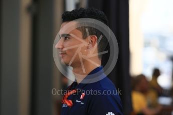 World © Octane Photographic Ltd. Formula 1 - Abu Dhabi Grand Prix - Thursday Setup. Pascal Wehrlein – Sauber F1 Team C36. Yas Marina Circuit, Abu Dhabi. Thursday 23rd November 2017. Digital Ref: 1996CB5D9301