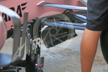 World © Octane Photographic Ltd. Formula 1 - Abu Dhabi Grand Prix - Thursday Setup. Sahara Force India VJM10. Yas Marina Circuit, Abu Dhabi. Thursday 23rd November 2017. Digital Ref: 1996CB5D9313