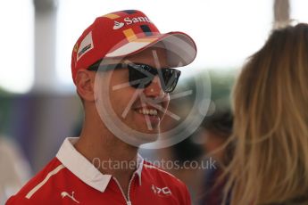 World © Octane Photographic Ltd. Formula 1 - Abu Dhabi Grand Prix - Thursday Setup. Sebastian Vettel - Scuderia Ferrari SF70H. Yas Marina Circuit, Abu Dhabi. Thursday 23rd November 2017. Digital Ref: 1996CB5D9415