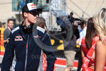 World © Octane Photographic Ltd. Formula 1 - American Grand Prix - Sunday - Drivers Parade. Daniil Kvyat - Scuderia Toro Rosso. Circuit of the Americas, Austin, Texas, USA. Sunday 22nd October 2017. Digital Ref: 1993LB1D8663