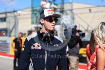 World © Octane Photographic Ltd. Formula 1 - American Grand Prix - Sunday - Drivers Parade. Daniil Kvyat - Scuderia Toro Rosso. Circuit of the Americas, Austin, Texas, USA. Sunday 22nd October 2017. Digital Ref: 1993LB1D8669