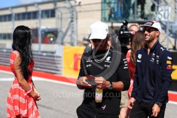 World © Octane Photographic Ltd. Formula 1 - American Grand Prix - Sunday - Drivers Parade. Lewis Hamilton - Mercedes AMG Petronas F1 Team. Circuit of the Americas, Austin, Texas, USA. Sunday 22nd October 2017. Digital Ref: 1993LB1D8726