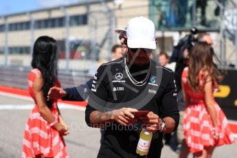World © Octane Photographic Ltd. Formula 1 - American Grand Prix - Sunday - Drivers Parade. Lewis Hamilton - Mercedes AMG Petronas F1 Team. Circuit of the Americas, Austin, Texas, USA. Sunday 22nd October 2017. Digital Ref: 1993LB1D8730