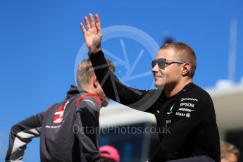 World © Octane Photographic Ltd. Formula 1 - American Grand Prix - Sunday - Drivers Parade. Valtteri Bottas - Mercedes AMG Petronas F1 Team. Circuit of the Americas, Austin, Texas, USA. Sunday 22nd October 2017. Digital Ref: 1993LB1D8820
