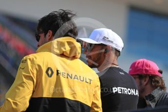 World © Octane Photographic Ltd. Formula 1 - American Grand Prix - Sunday - Drivers Parade. Lewis Hamilton - Mercedes AMG Petronas F1 Team. Circuit of the Americas, Austin, Texas, USA. Sunday 22nd October 2017. Digital Ref: 1993LB1D8953