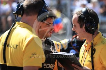 World © Octane Photographic Ltd. Formula 1 - American Grand Prix - Sunday - Grid. Carlos Sainz - Renault Sport F1 Team R.S.17. Circuit of the Americas, Austin, Texas, USA. Sunday 22nd October 2017. Digital Ref: 1993LB1D8971