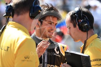 World © Octane Photographic Ltd. Formula 1 - American Grand Prix - Sunday - Grid. Carlos Sainz - Renault Sport F1 Team R.S.17. Circuit of the Americas, Austin, Texas, USA. Sunday 22nd October 2017. Digital Ref: 1993LB1D8983