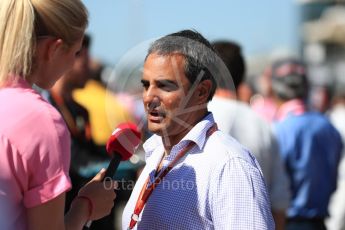 World © Octane Photographic Ltd. Formula 1 - American Grand Prix - Sunday - Grid. Juan Pablo Montoya. Circuit of the Americas, Austin, Texas, USA. Sunday 22nd October 2017. Digital Ref: 1993LB1D8986
