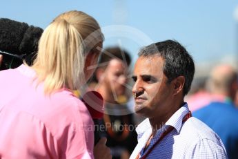 World © Octane Photographic Ltd. Formula 1 - American Grand Prix - Sunday - Grid. Juan Pablo Montoya. Circuit of the Americas, Austin, Texas, USA. Sunday 22nd October 2017. Digital Ref: 1993LB1D8992