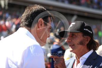 World © Octane Photographic Ltd. Formula 1 - American Grand Prix - Sunday - Grid. Emerson Fittipaldi. Circuit of the Americas, Austin, Texas, USA. Sunday 22nd October 2017. Digital Ref: 1993LB1D9086