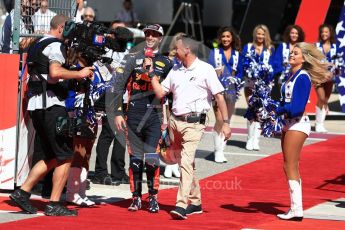 World © Octane Photographic Ltd. Formula 1 - American Grand Prix - Sunday - Grid. Daniel Ricciardo - Red Bull Racing. Circuit of the Americas, Austin, Texas, USA. Sunday 22nd October 2017. Digital Ref: 1993LB1D9353