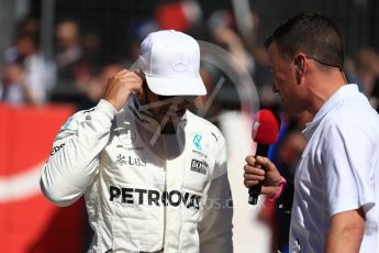World © Octane Photographic Ltd. Formula 1 - American Grand Prix - Sunday - Grid. Lewis Hamilton - Mercedes AMG Petronas F1 Team. Circuit of the Americas, Austin, Texas, USA. Sunday 22nd October 2017. Digital Ref: 1993LB1D9475