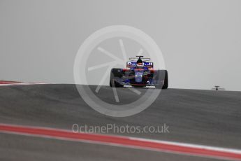 World © Octane Photographic Ltd. Formula 1 - American Grand Prix - Friday - Practice 1. Brendon Hartley - Scuderia Toro Rosso STR12. Circuit of the Americas, Austin, Texas, USA. Friday 20th October 2017. Digital Ref: 1986LB1D3337