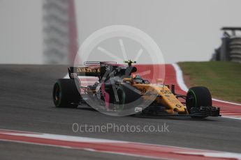 World © Octane Photographic Ltd. Formula 1 - American Grand Prix - Friday - Practice 1. Carlos Sainz - Renault Sport F1 Team R.S.17. Circuit of the Americas, Austin, Texas, USA. Friday 20th October 2017. Digital Ref: 1986LB1D3411