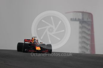 World © Octane Photographic Ltd. Formula 1 - American Grand Prix - Friday - Practice 1. Daniel Ricciardo - Red Bull Racing RB13. Circuit of the Americas, Austin, Texas, USA. Friday 20th October 2017. Digital Ref: 1986LB1D3433