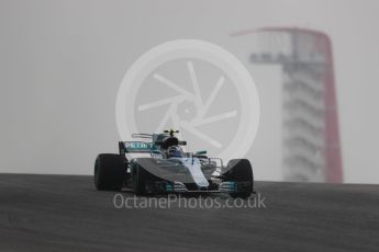 World © Octane Photographic Ltd. Formula 1 - American Grand Prix - Friday - Practice 1. Valtteri Bottas - Mercedes AMG Petronas F1 W08 EQ Energy+. Circuit of the Americas, Austin, Texas, USA. Friday 20th October 2017. Digital Ref: 1986LB1D3439