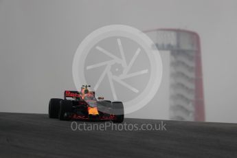 World © Octane Photographic Ltd. Formula 1 - American Grand Prix - Friday - Practice 1. Max Verstappen - Red Bull Racing RB13. Circuit of the Americas, Austin, Texas, USA. Friday 20th October 2017. Digital Ref: 1986LB1D3456