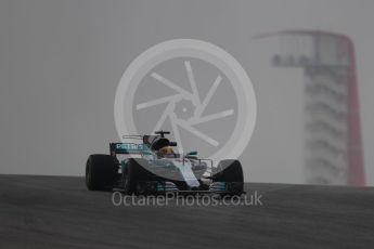 World © Octane Photographic Ltd. Formula 1 - American Grand Prix - Friday - Practice 1. Lewis Hamilton - Mercedes AMG Petronas F1 W08 EQ Energy+. Circuit of the Americas, Austin, Texas, USA. Friday 20th October 2017. Digital Ref: 1986LB1D3470