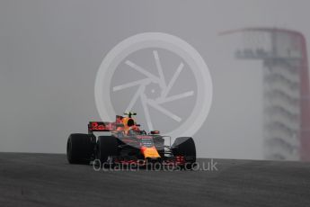 World © Octane Photographic Ltd. Formula 1 - American Grand Prix - Friday - Practice 1. Max Verstappen - Red Bull Racing RB13. Circuit of the Americas, Austin, Texas, USA. Friday 20th October 2017. Digital Ref: 1986LB1D3504