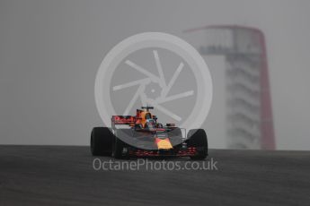 World © Octane Photographic Ltd. Formula 1 - American Grand Prix - Friday - Practice 1. Daniel Ricciardo - Red Bull Racing RB13. Circuit of the Americas, Austin, Texas, USA. Friday 20th October 2017. Digital Ref: 1986LB1D3520