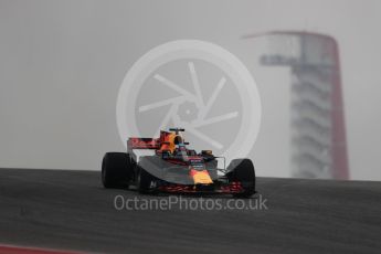 World © Octane Photographic Ltd. Formula 1 - American Grand Prix - Friday - Practice 1. Daniel Ricciardo - Red Bull Racing RB13. Circuit of the Americas, Austin, Texas, USA. Friday 20th October 2017. Digital Ref: 1986LB1D3547