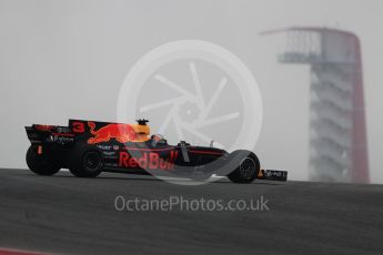 World © Octane Photographic Ltd. Formula 1 - American Grand Prix - Friday - Practice 1. Daniel Ricciardo - Red Bull Racing RB13. Circuit of the Americas, Austin, Texas, USA. Friday 20th October 2017. Digital Ref: 1986LB1D3564