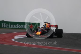 World © Octane Photographic Ltd. Formula 1 - American Grand Prix - Friday - Practice 1. Daniel Ricciardo - Red Bull Racing RB13. Circuit of the Americas, Austin, Texas, USA. Friday 20th October 2017. Digital Ref: 1986LB1D3596