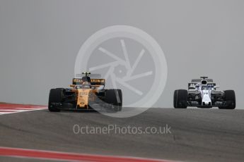 World © Octane Photographic Ltd. Formula 1 - American Grand Prix - Friday - Practice 1. Carlos Sainz - Renault Sport F1 Team R.S.17. Circuit of the Americas, Austin, Texas, USA. Friday 20th October 2017. Digital Ref: 1986LB1D3821