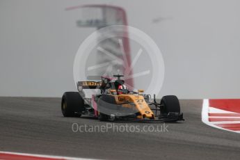 World © Octane Photographic Ltd. Formula 1 - American Grand Prix - Friday - Practice 1. Nico Hulkenberg - Renault Sport F1 Team R.S.17. Circuit of the Americas, Austin, Texas, USA. Friday 20th October 2017. Digital Ref: 1986LB1D3855