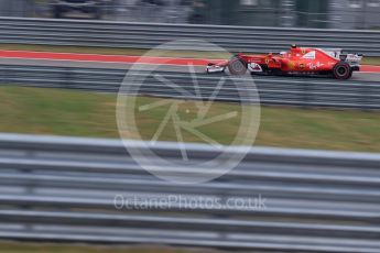 World © Octane Photographic Ltd. Formula 1 - American Grand Prix - Friday - Practice 1. Kimi Raikkonen - Scuderia Ferrari SF70H. Circuit of the Americas, Austin, Texas, USA. Friday 20th October 2017. Digital Ref: 1986LB1D3933