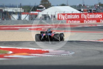 World © Octane Photographic Ltd. Formula 1 - American Grand Prix - Friday - Practice 2. Daniil Kvyat - Scuderia Toro Rosso STR12. Circuit of the Americas, Austin, Texas, USA. Friday 20th October 2017. Digital Ref: 1987LB1D4060