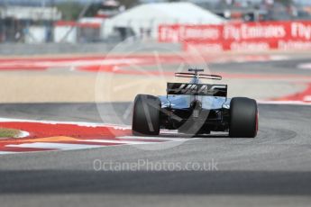World © Octane Photographic Ltd. Formula 1 - American Grand Prix - Friday - Practice 2. Romain Grosjean - Haas F1 Team VF-17. Circuit of the Americas, Austin, Texas, USA. Friday 20th October 2017. Digital Ref: 1987LB1D4076