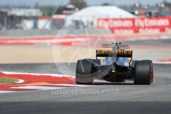 World © Octane Photographic Ltd. Formula 1 - American Grand Prix - Friday - Practice 2. Carlos Sainz - Renault Sport F1 Team R.S.17. Circuit of the Americas, Austin, Texas, USA. Friday 20th October 2017. Digital Ref: 1987LB1D4084
