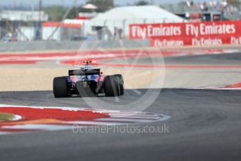 World © Octane Photographic Ltd. Formula 1 - American Grand Prix - Friday - Practice 2. Daniil Kvyat - Scuderia Toro Rosso STR12. Circuit of the Americas, Austin, Texas, USA. Friday 20th October 2017. Digital Ref: 1987LB1D4208