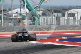 World © Octane Photographic Ltd. Formula 1 - American Grand Prix - Friday - Practice 2. Nico Hulkenberg - Renault Sport F1 Team R.S.17. Circuit of the Americas, Austin, Texas, USA. Friday 20th October 2017. Digital Ref: 1987LB1D4269