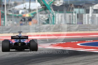 World © Octane Photographic Ltd. Formula 1 - American Grand Prix - Friday - Practice 2. Brendon Hartley - Scuderia Toro Rosso STR12. Circuit of the Americas, Austin, Texas, USA. Friday 20th October 2017. Digital Ref: 1987LB1D4286