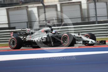 World © Octane Photographic Ltd. Formula 1 - American Grand Prix - Friday - Practice 2. Romain Grosjean - Haas F1 Team VF-17. Circuit of the Americas, Austin, Texas, USA. Friday 20th October 2017. Digital Ref: 1987LB1D4344